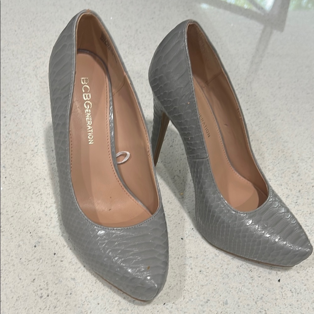 BCBGeneration Gray Women's Pumps